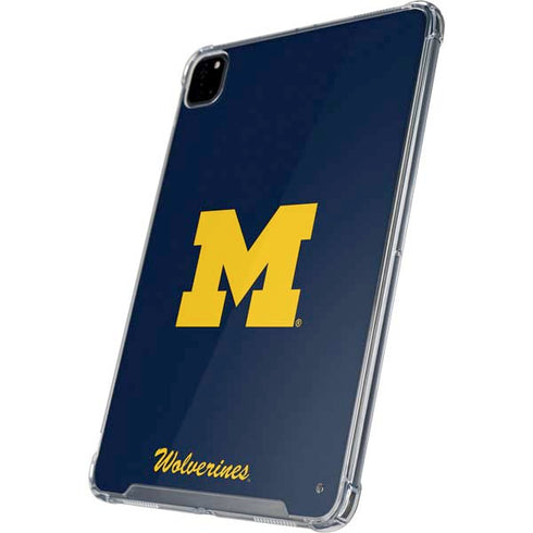 University of Michigan M Logo Bold iPad Pro 12.9in (2020) Clear Case